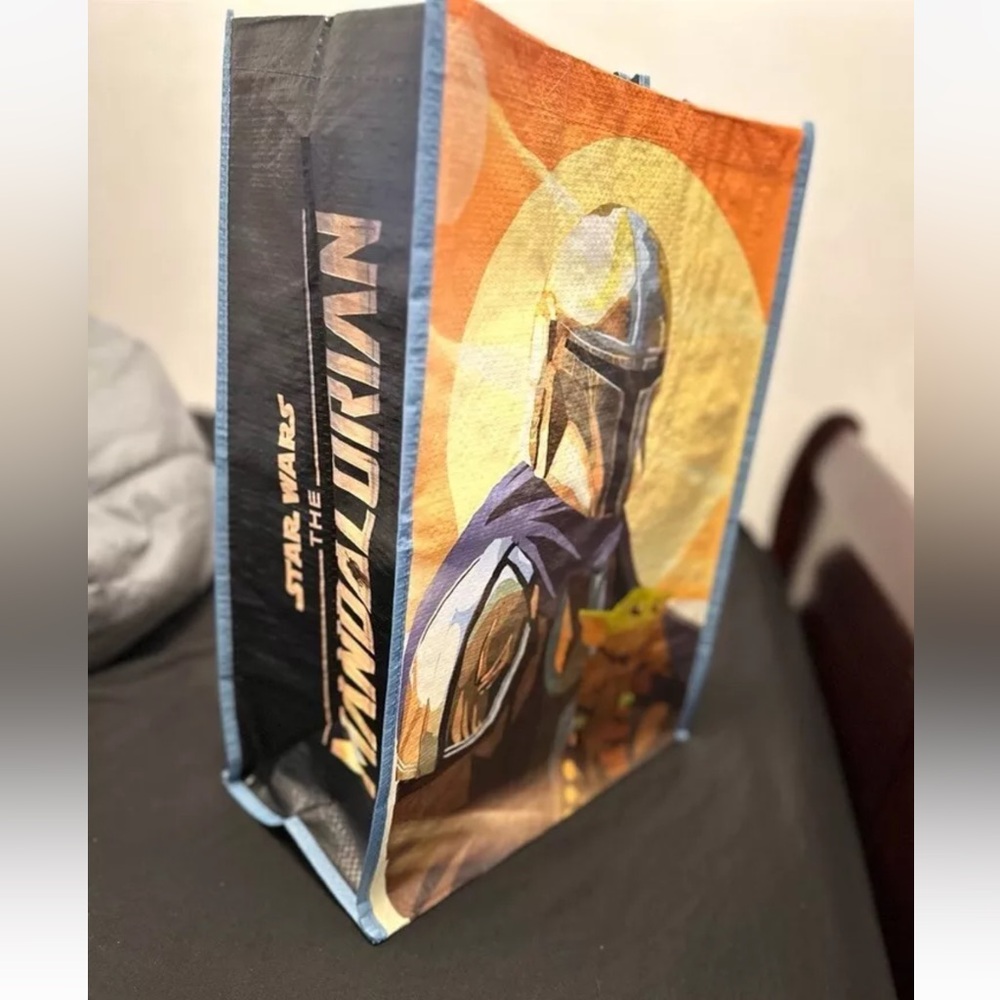 Star Wars The Mandalorian Reuseable Bag / Mando & The Child/Grogu Disney